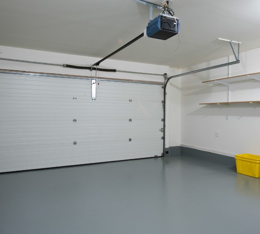 Residential garage door installation